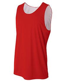 A4 A4N2375 - Adult Reversible Jump Jersey Scarlet/White