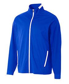 A4 A4N4261 - Adult League Full Zip Warm Up Jacket Royal/White