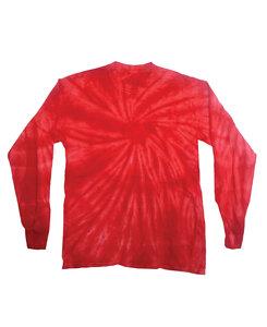 Colortone T923R - Youth Long Sleeve Spider Tee Roja