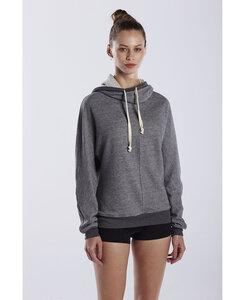 US Blanks US0897 - Adult French Terry Snorkel Fleece Pullover Tri-grey