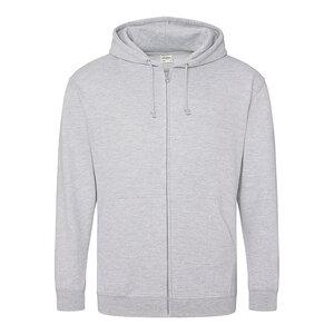 All We Do JHA050 - JUST HOODS ADULT COLLEGE ZOODIE Heather Grey