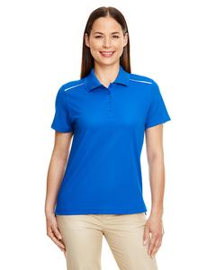 Core 365 78181R - Ladies Radiant Performance Piqué Polo with Reflective Piping True Royal