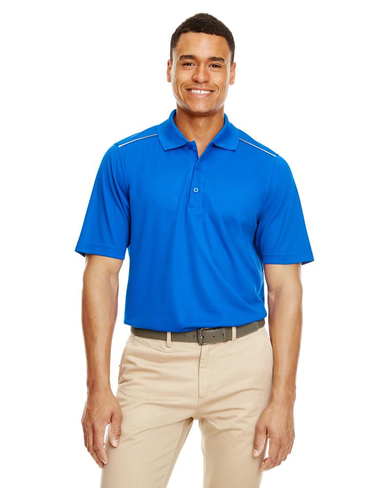 Core 365 88181R - Men's Radiant Performance Piqué Polo with Reflective Piping