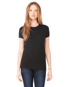 Bella+Canvas B8413 - Ladies Triblend Short-Sleeve T-Shirt Solid Black Triblend