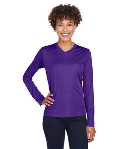 Team 365 TT11WL - Ladies Zone Performance Long-Sleeve T-Shirt Sport Purple