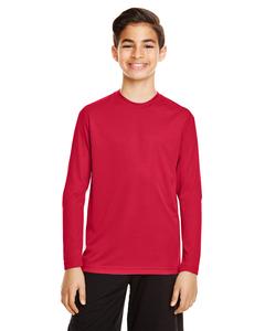 Team 365 TT11YL - Youth Zone Performance Long-Sleeve T-Shirt Sport Red