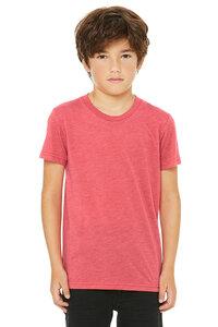 Bella+Canvas 3413Y - Youth Triblend Short-Sleeve T-Shirt Red Triblend