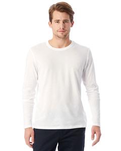 Alternative Apparel 5100BP - Men's Vintage Jersey Keeper Long-Sleeve White