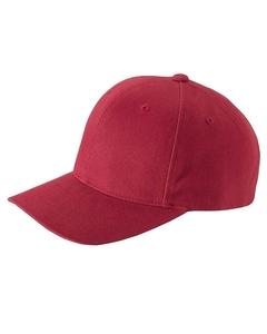 Yupoong 6363V - Adult Brushed Cotton Twill Mid-Profile Cap Red