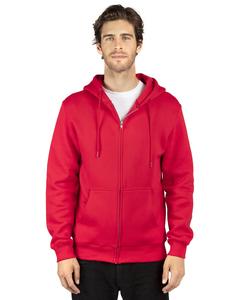 Threadfast 320Z - Unisex Ultimate Fleece Full-Zip Hooded Sweatshirt Rouge