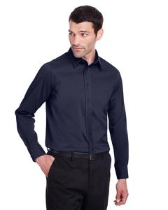Devon & Jones DG560 - Men's Crown Collection Stretch Broadcloth Slim Fit Shirt Navy