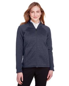 North End NE712W - Ladies Flux 2.0 Full-Zip Jacket Clsc Nvy Ht/Crb