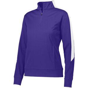 Augusta Sportswear 4388 - Ladies Medalist 2.0 Pullover Purple/White