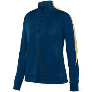 Augusta Sportswear 4397 - Ladies Medalist Jacket 2.0 Navy/Vegas Gold