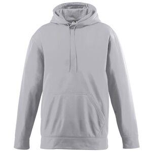 Augusta Sportswear 5506 - Youth Wicking Fleece Hooded Sweatshirt Athletic Grey