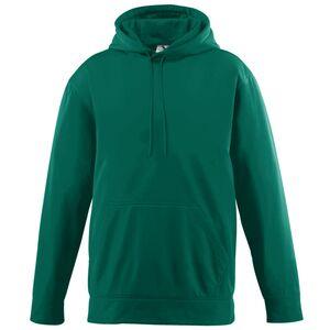 Augusta Sportswear 5506 - Youth Wicking Fleece Hooded Sweatshirt Dark Green