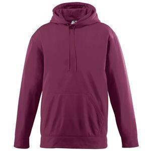 Augusta Sportswear 5506 - Youth Wicking Fleece Hooded Sweatshirt Maroon