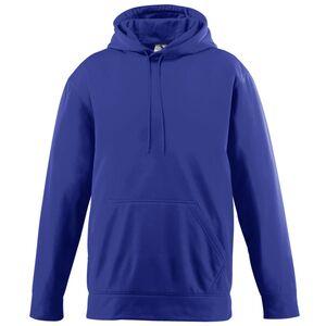 Augusta Sportswear 5506 - Youth Wicking Fleece Hooded Sweatshirt Purple