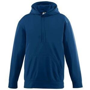 Augusta Sportswear 5506 - Youth Wicking Fleece Hooded Sweatshirt Navy
