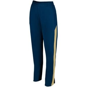 Augusta Sportswear 7762 - Ladies Medalist Pant 2.0 Navy/Vegas Gold