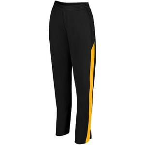 Augusta Sportswear 7762 - Ladies Medalist Pant 2.0 Black/Gold