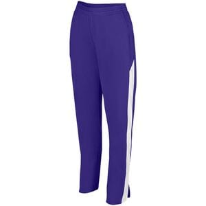 Augusta Sportswear 7762 - Ladies Medalist Pant 2.0 Purple/White