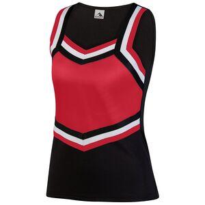 Augusta Sportswear 9141 - Girls Pike Shell Black/Red/White