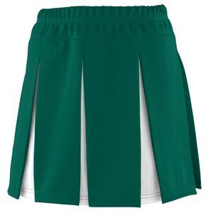 Augusta Sportswear 9115 - Ladies Liberty Skirt Dark Green/White