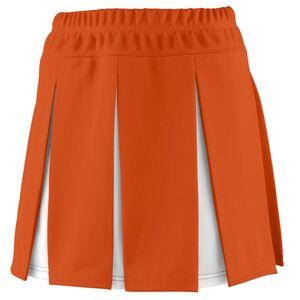 Augusta Sportswear 9115 - Ladies Liberty Skirt Orange/White