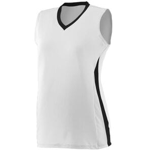 Augusta Sportswear 1355 - Ladies Tornado Jersey White/ Black/ White