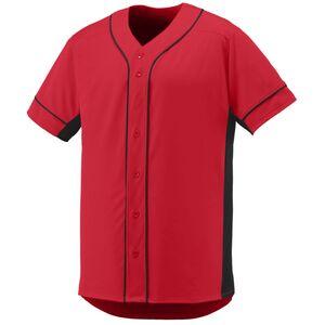 Augusta Sportswear 1660 - Slugger Jersey Red/Black