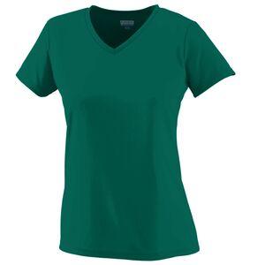 Augusta Sportswear 1790 - Ladies' V-Neck Wicking T-Shirt Dark Green