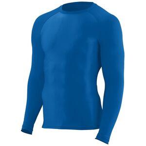 Augusta Sportswear 2605 - Youth Hyperform Compression Long Sleeve Shirt Royal