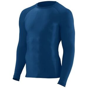Augusta Sportswear 2605 - Youth Hyperform Compression Long Sleeve Shirt Navy