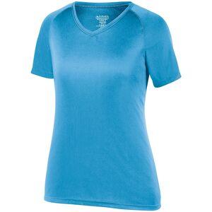 Augusta Sportswear 2792 - Ladies Attain Raglan Sleeve Wicking Tee Power Blue