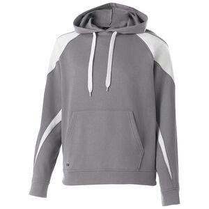 Holloway 229546 - Prospect Hoodie Charcoal Heather/White