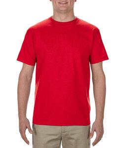 Alstyle AL1701 - Adult 5.5 oz., 100% Soft Spun Cotton T-Shirt Red