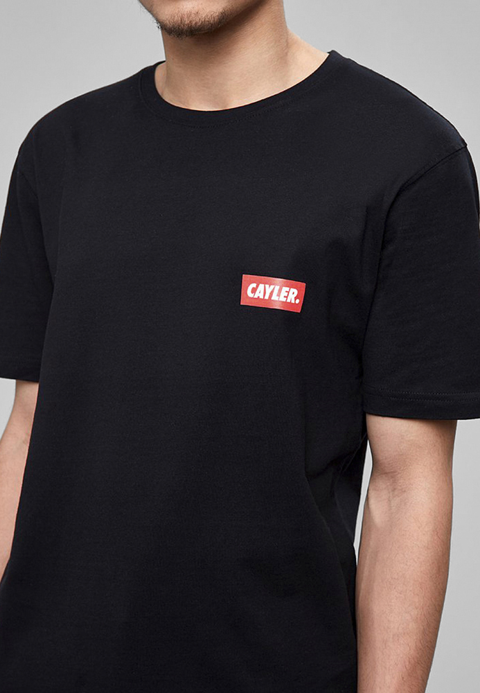 Cayler & Sons CS1153 - T-shirt déclaration C&S noir/rouge