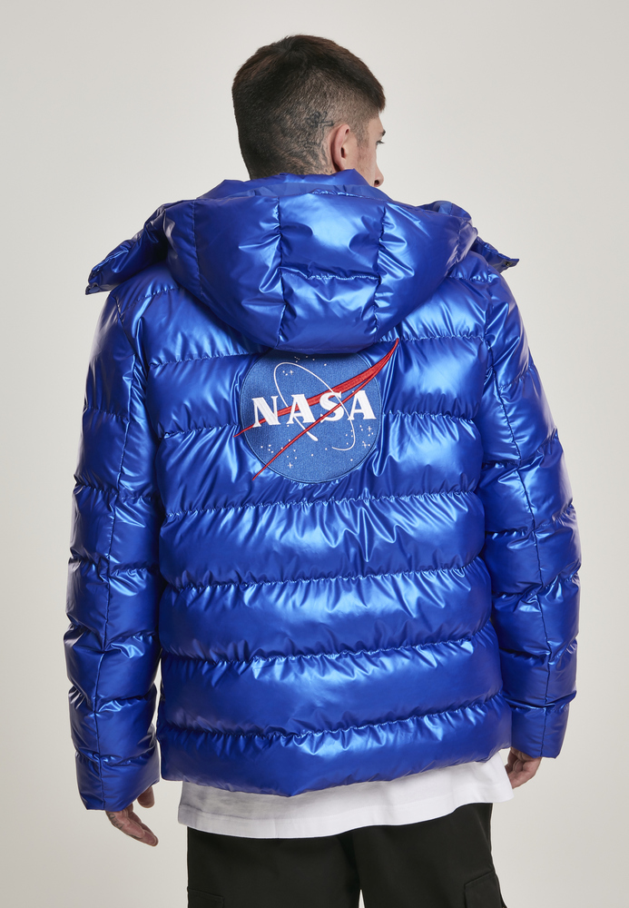 Mister Tee MT1029 - NASA Insignia Metallic Puffer Jacket