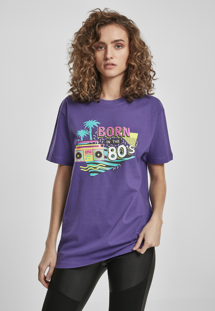 Mister Tee MT1129 - T-shirt pour dames Born in the 80s
