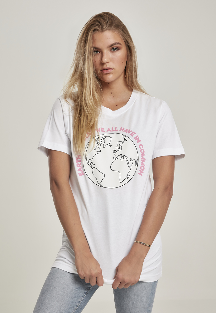 Mister Tee MT1147 - T-shirt pour dames planète terre