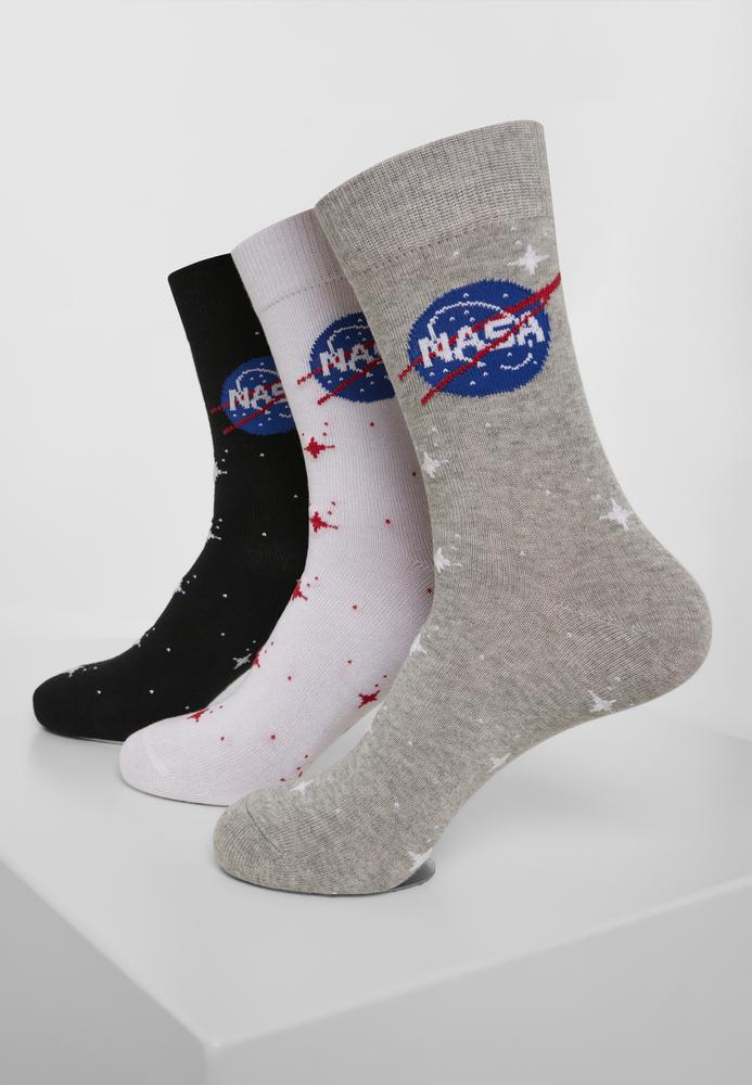 Mister Tee MT1206 - NASA-Abzeichen-Socken 3er-Pack