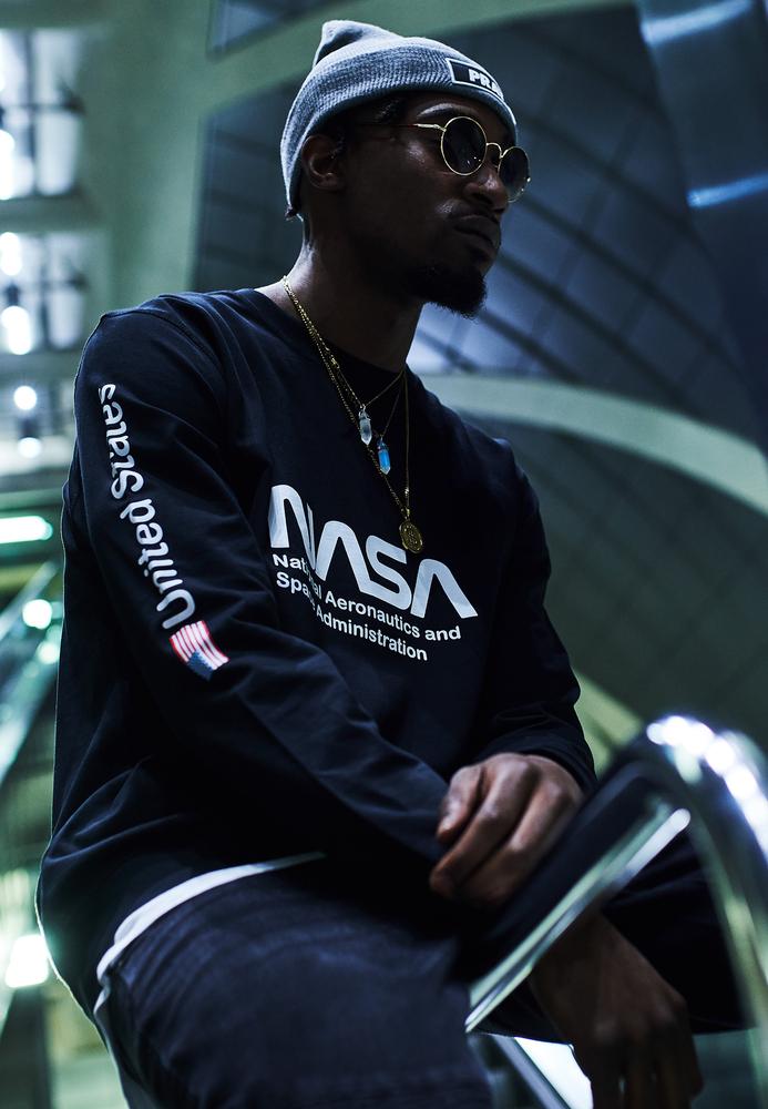 Mister Tee MT659 - Pullover à col rond NASA