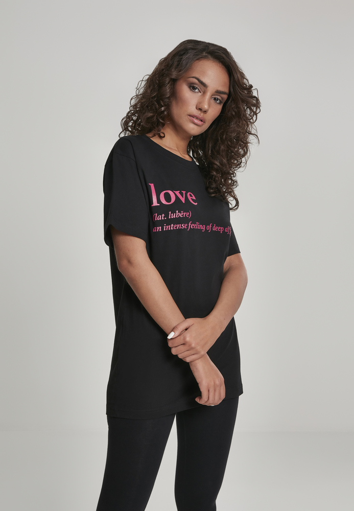 Mister Tee MT733 - T-shirt pour dames définition "Love"