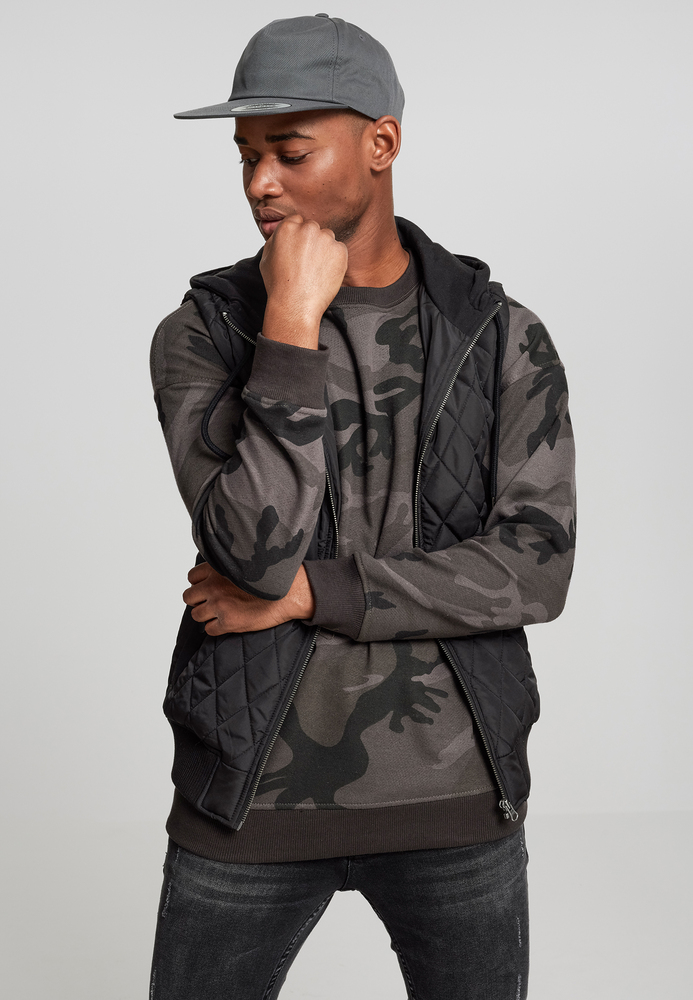 Urban Classics TB1261 - Diamond Quilted Hooded Vest