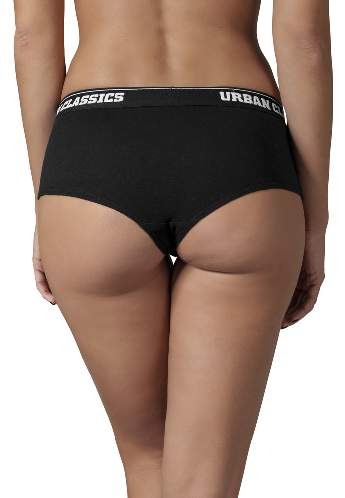 Urban Classics TB1489 - Ladies Logo Panty Double-Pack
