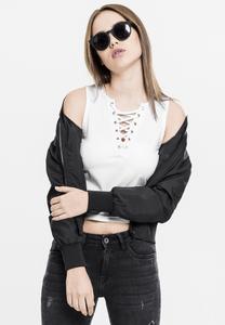 Urban Classics TB1631 - Ladies Lace Up Cropped Top