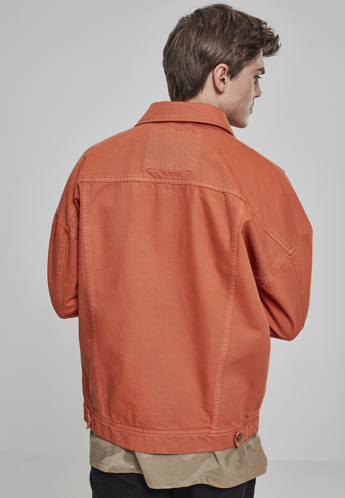 Urban Classics TB2091 - Oversize Garment Dye Jacket rust orange