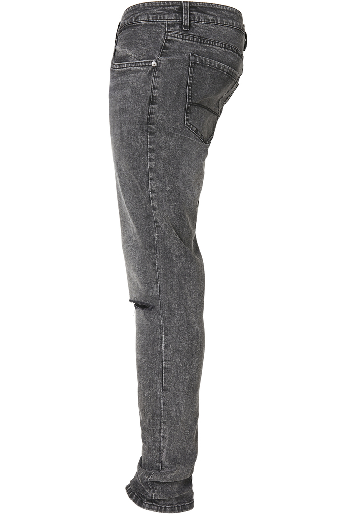 Urban Classics TB3076 - Slim Fit Jeans black stone washed
