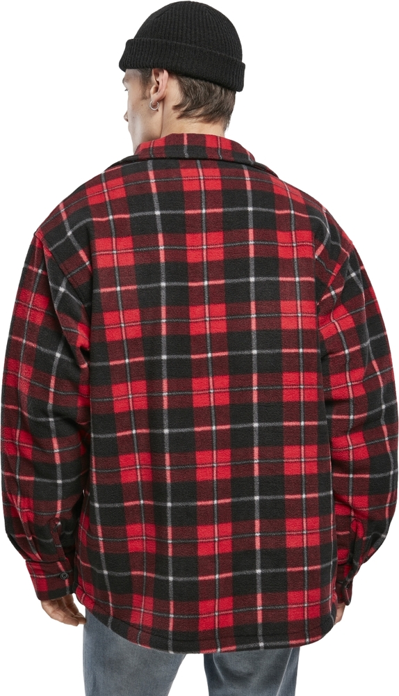 Urban Classics TB3805 - Plaid Teddy Lined Shirt Jacket